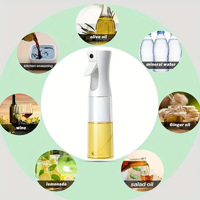 Pulvérisateur d'huile de pulvérisation pour huiles de cuisine, bouteille distributrice de pulvérisation pour huile d'olive, friteuse à Air, BBQ, salade, cuisson, grillades, outil de cuisine
