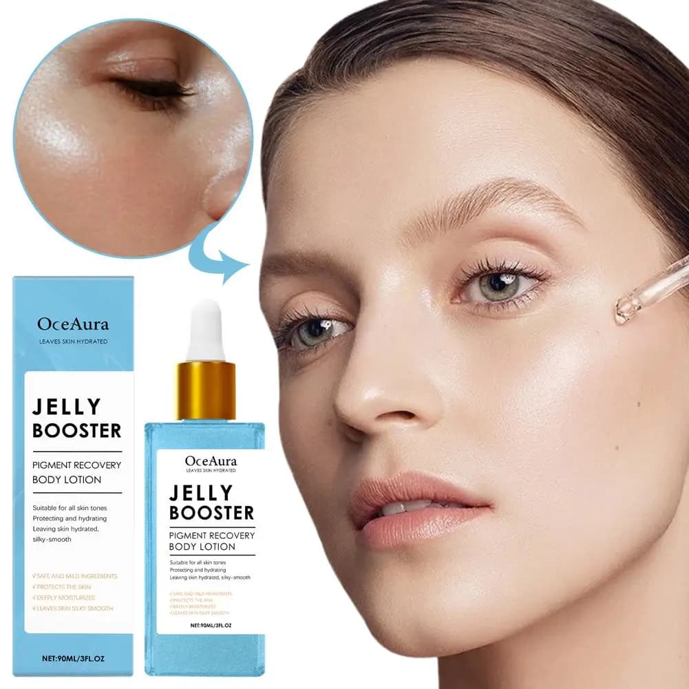 Sérum Visage à la Niacinamide Effet Gel Booster Hydratant Unifiant le Teint Minimisant les Pores Contrôle du Sébum Lissant 30ml/90ml