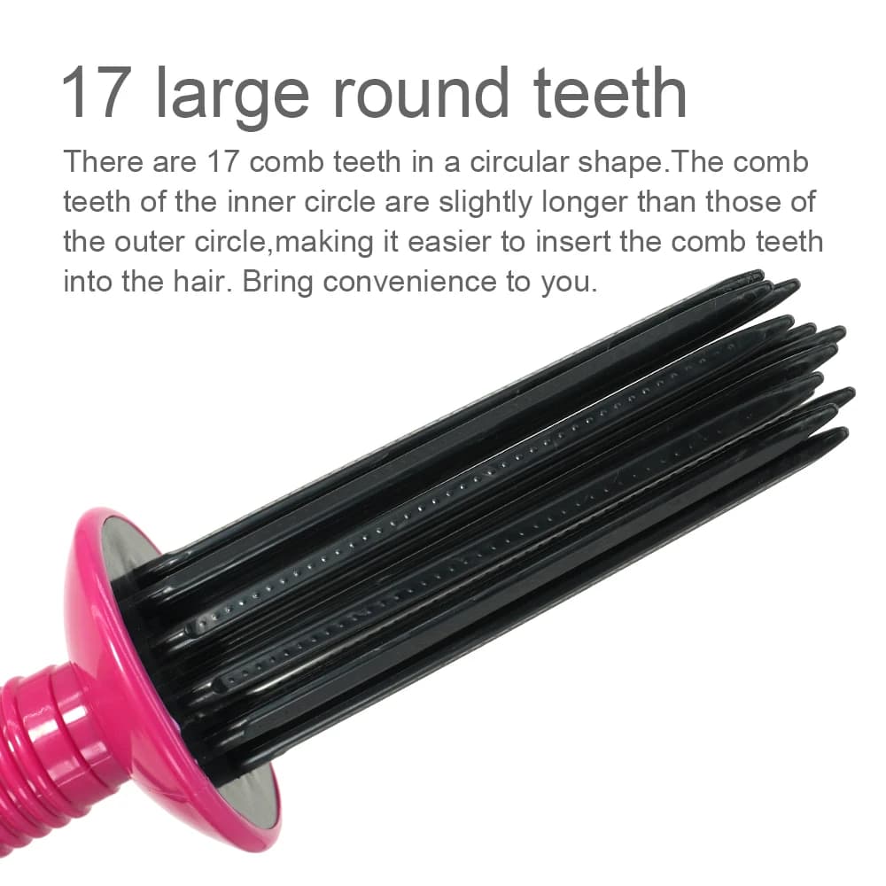 Peigne professionnel en rouleau de friser pour cheveux, brosse ronde, outils de coiffure, Portable, antidérapant, peigne en rouleau bouclé de voyage