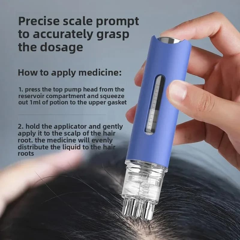 Applicateur d'huile capillaire, masseur de cuir chevelu, peigne liquide, Mini peigne de Massage, huile essentielle, guidage liquide, masseur Anti-perte de cheveux