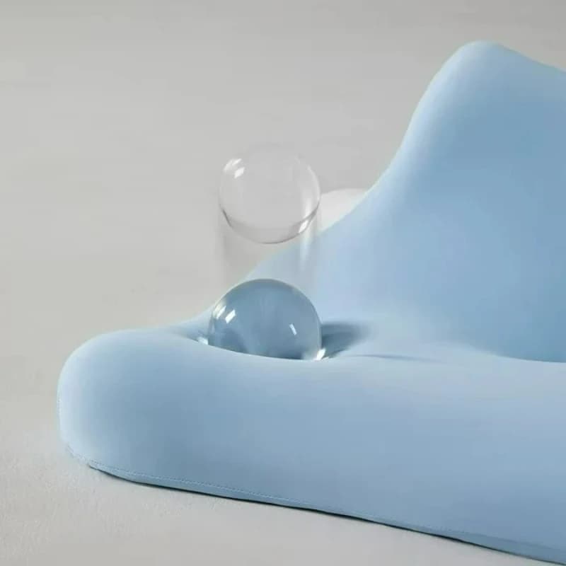 Oreiller de sommeil en mousse à mémoire de forme pour sommeil profond, soutien cervical, ergonomique et confortable pour la positionnement corporel