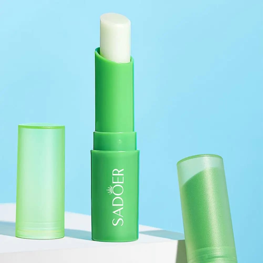 Baume à lèvres à l'aloe vera, nourrissant, rafraîchissant, hydratant, prévient les gerçures et répare les lèvres, doux, non irritant, 1/2/3 pièces
