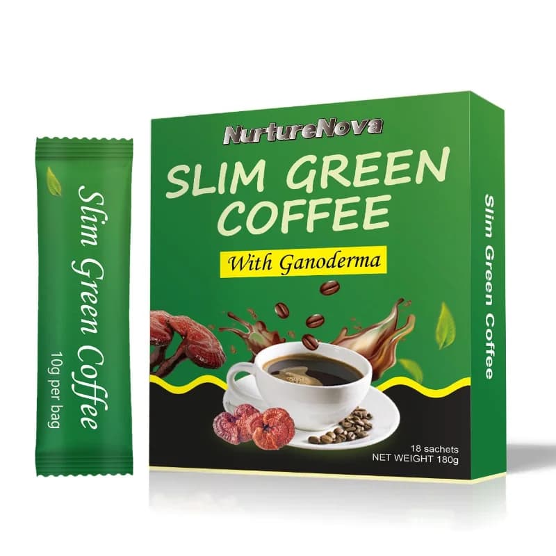 Poudre de café vert naturelle, boisson à base de plantes, riche en antioxydants, favorise le métabolisme, poudre de café crue pure, boisson quotidienne