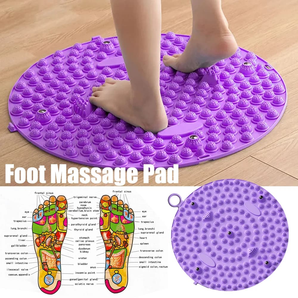 Tapis de massage des pieds multifonctionnel pour la relaxation des fascias après l'exercice, tapis d'acupression pour la maison