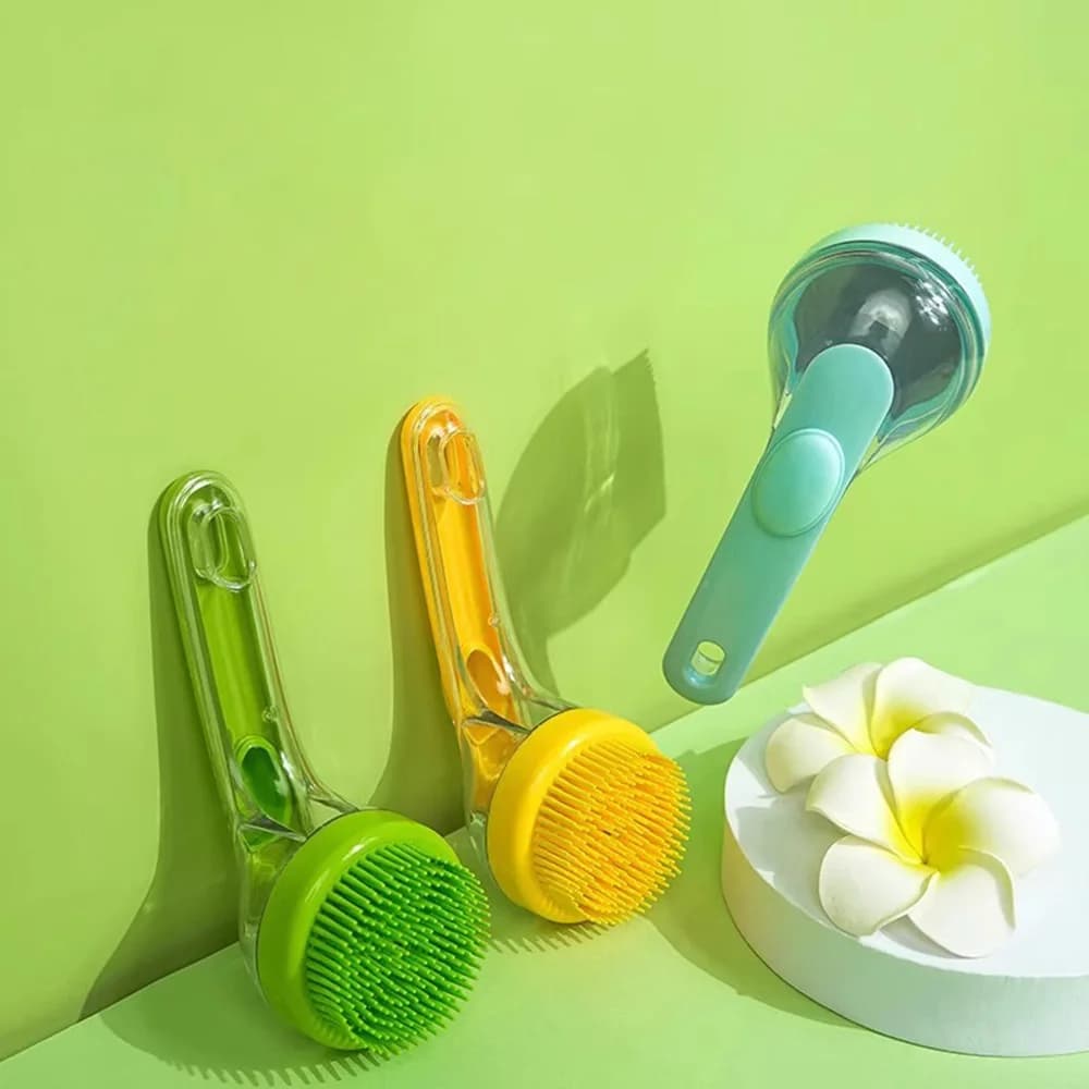 Brosse de bain pour animaux de compagnie pour petits chiens et chats: outil de lavage spécialisé pour chiens, brosse de massage, essentiel pour le bain des animaux de compagnie