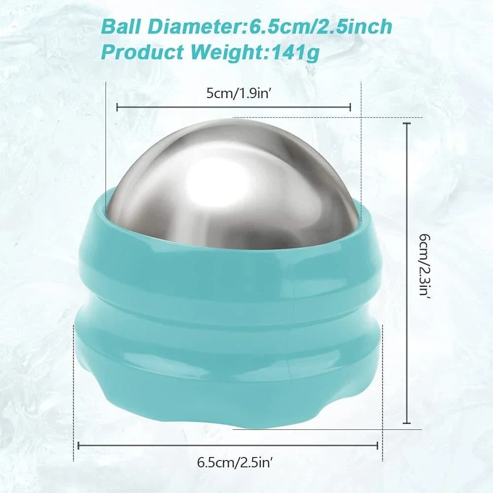 Balle de massage pour soulager la douleur, rouleau de massage dorsal, outils de relaxation pour tout le corps, pour les douleurs musculaires et articulaires, huiles essentielles ou lotion relaxante
