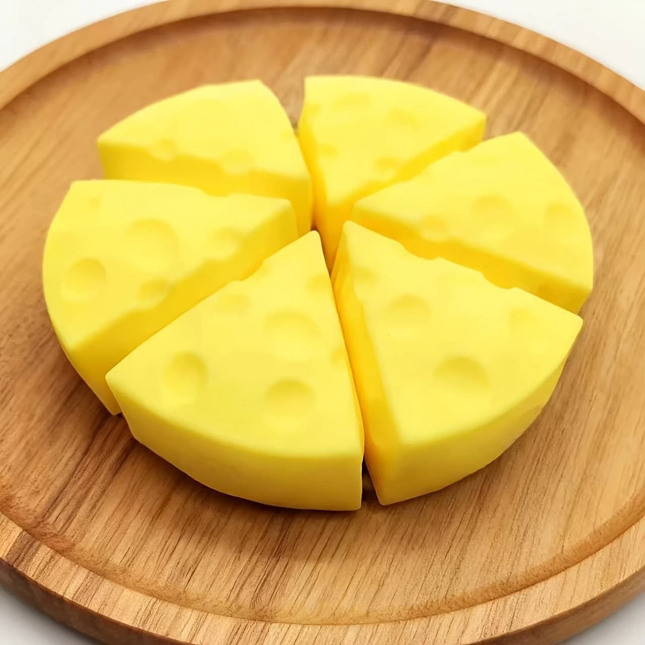 Jouet Squishy en Forme de Fromage à Remontée Lente, Mignon, Simulation de Fromage, Anti-Stress, Jouet Fidget pour Enfants et Adultes, Cadeau de Fête