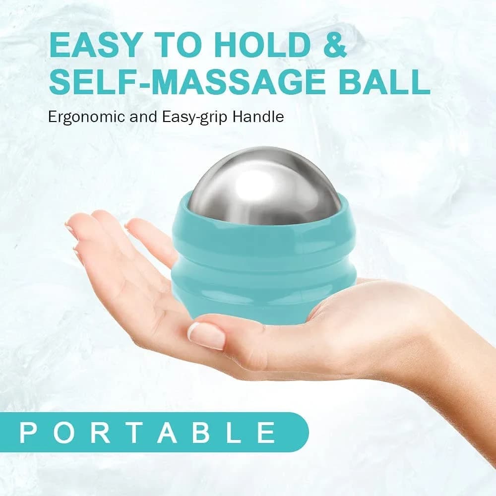 Balle de massage pour soulager la douleur, rouleau de massage dorsal, outils de relaxation pour tout le corps, pour les douleurs musculaires et articulaires, huiles essentielles ou lotion relaxante