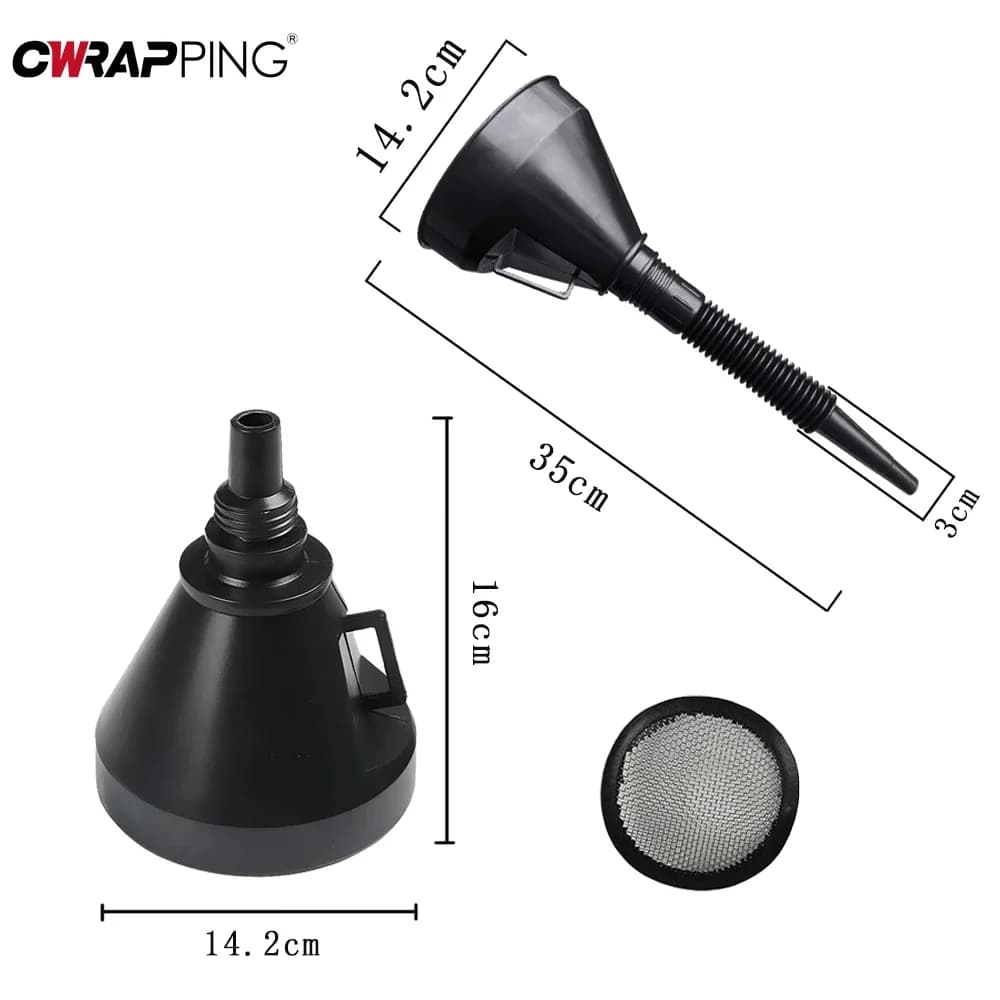 Entonnoir de ravitaillement de moteur avec filtre pour voiture