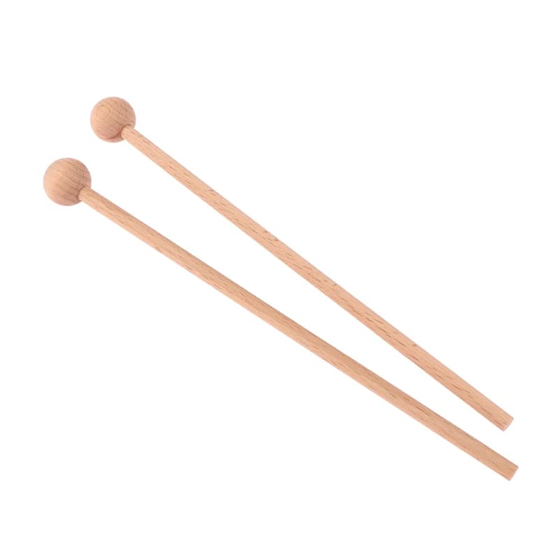Marteau PerSCH en bois massif pour enfants, baguettes pour xylophone, 1 paire