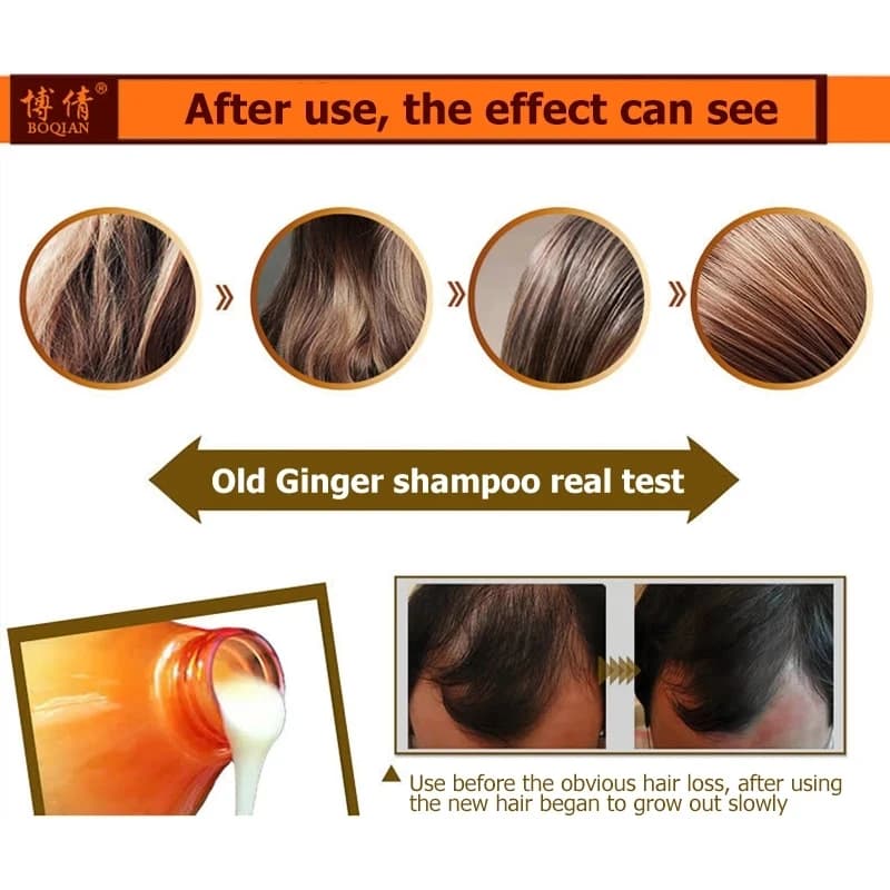 Shampoing professionnel pour cheveux, vieux jus de gingembre, traitement du cuir chevelu, contrôle de l'huile, croissance des cheveux, Dense, Anti-perte de cheveux, 1000ML