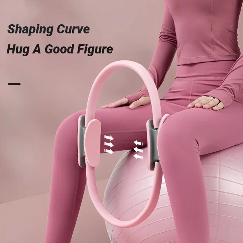 Anneau de Yoga et Pilates pour Femmes et Filles, Entraînement à Domicile, Résistance Élastique, Exercice des Muscles du Plancher Pelvien, Post-partum