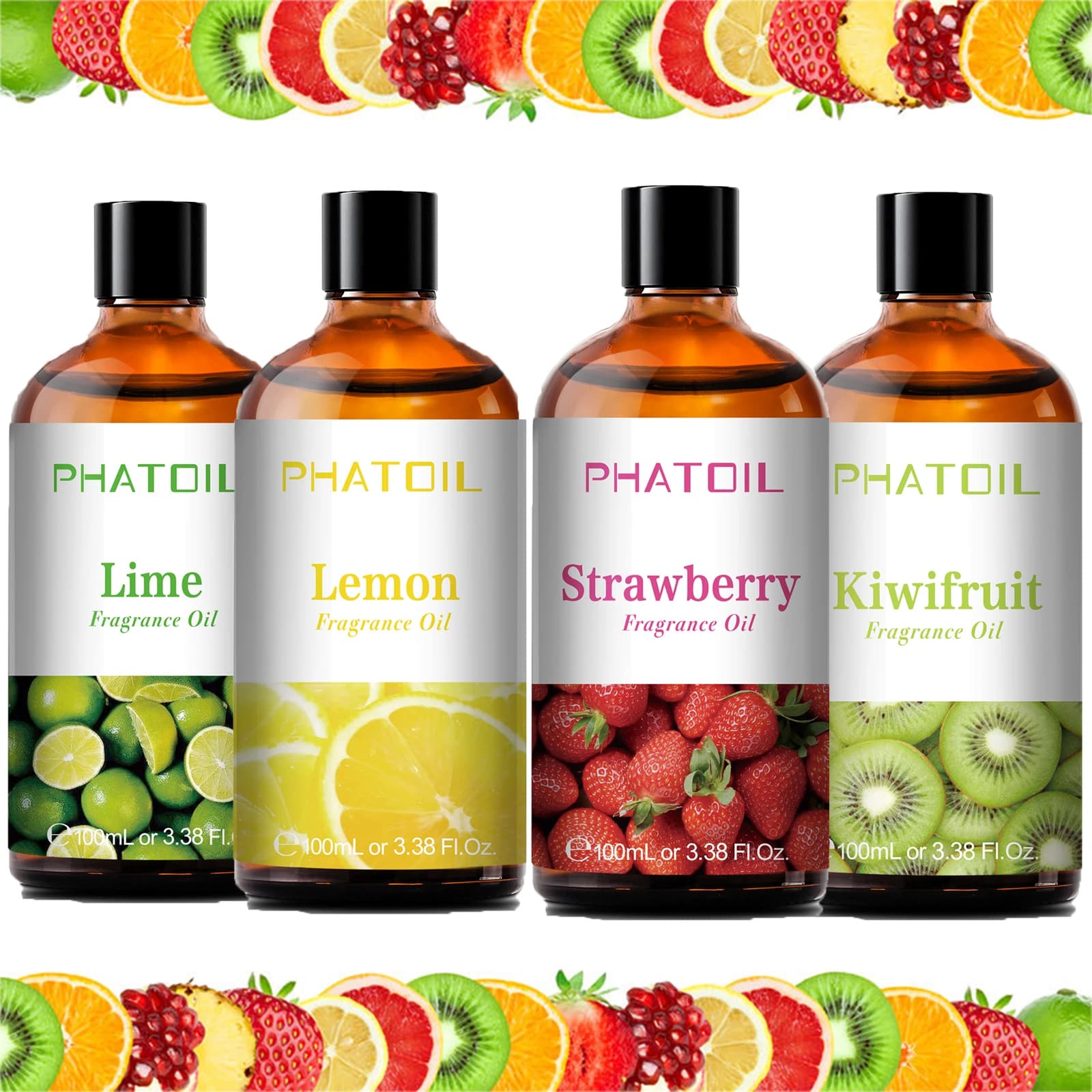 PHATOIL 100ml Huile parfumée fruitée pour diffuseur et fabrication de bougies - Huiles essentielles aromatiques Coco &
