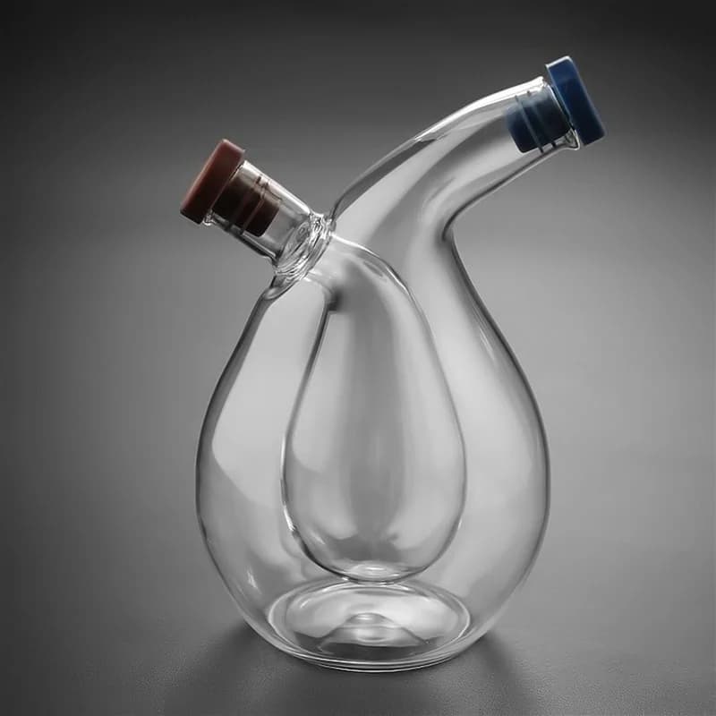 ABUN-3X cuisine deux-en-un distributeur d'huile conception vinaigre Cruet Olive peut qualité huile verseur Condiment distributeur bouteille