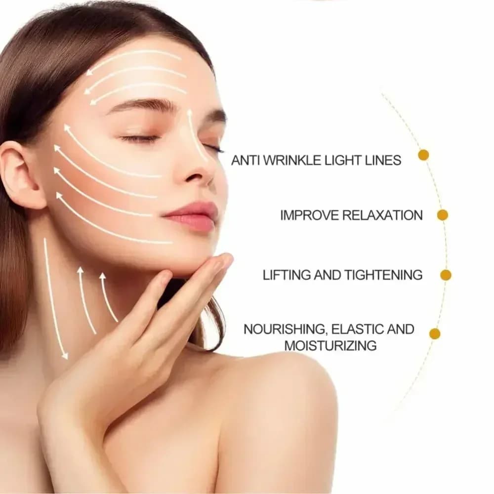 Sérum anti-âge pour le visage, le cou et le front, produit pour l'élimination des déformations, hydratant, lifting des ridules, raffermissant, resserre la peau
