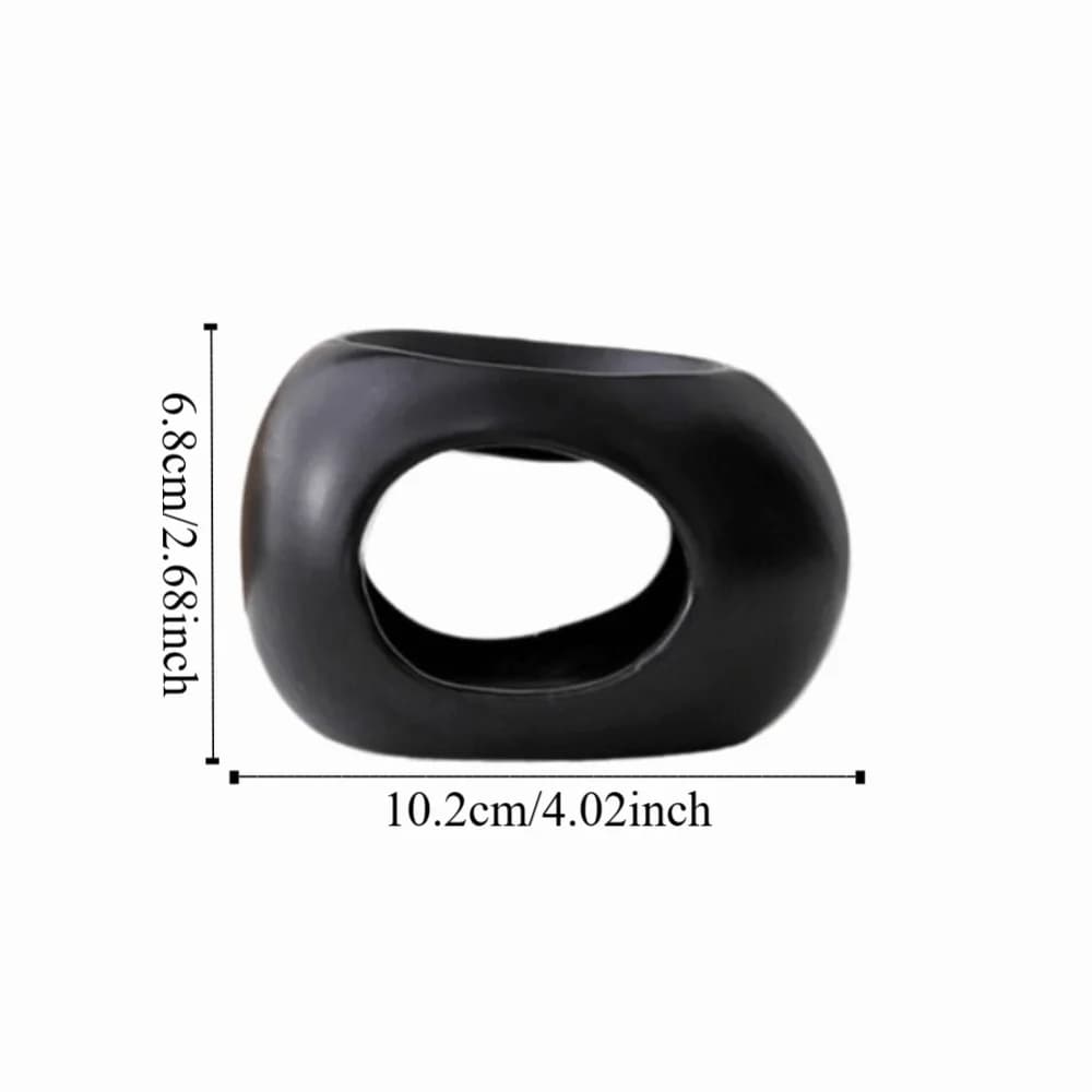 Brûleur d'huiles essentielles en céramique, brûleur d'aromathérapie minimaliste moderne, support décoratif pour bougie chauffante, chambre à coucher
