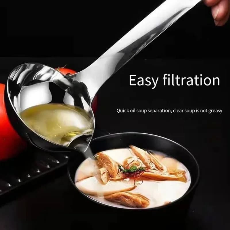 Mathiateur de graisse de soupe en acier inoxydable