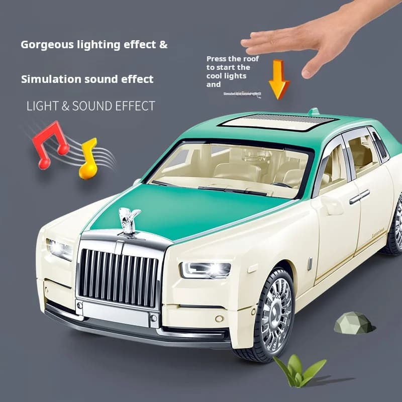 1:32 Simulation Rolls-Royce Phantom modèle de voiture ornements de luxe en plastique voiture berline enfants jouet voiture garçon Collection