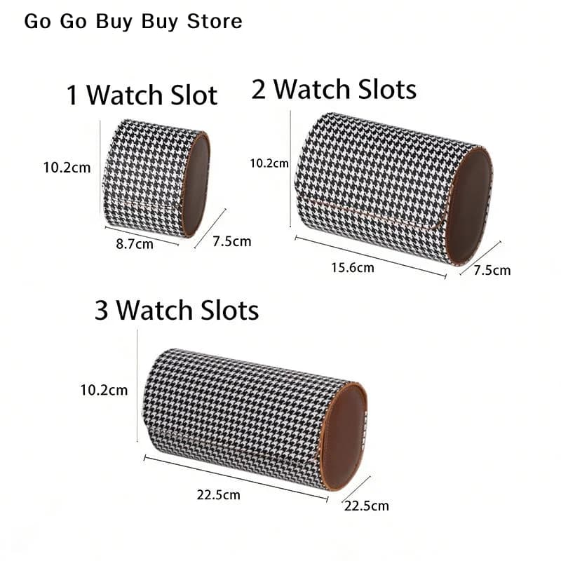 Étui de voyage pour montres - Boîte de rangement et organisateur pour 1/2/3