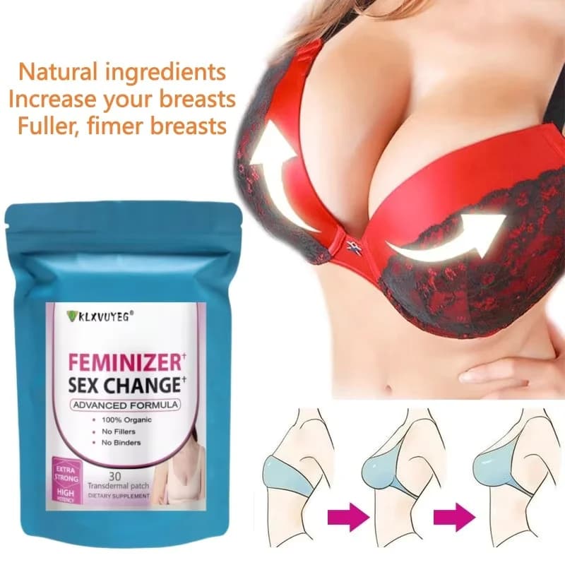 Complément alimentaire biologique Pueraria Mirifica 5000mcg, pour femmes, 30 patchs transdermiques, quantité pour 1 mois