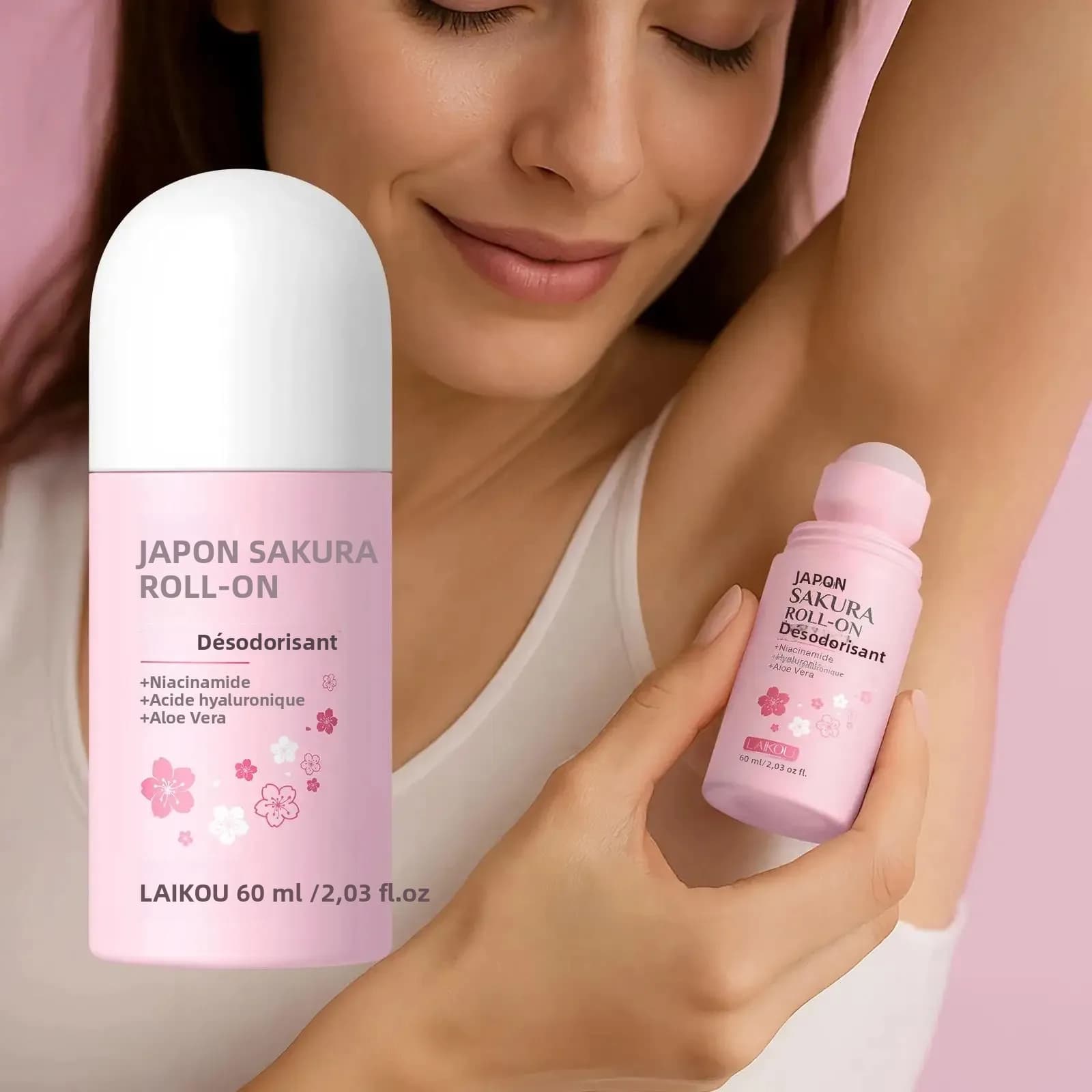 Déodorant japonais Sakura Roll On 60ml