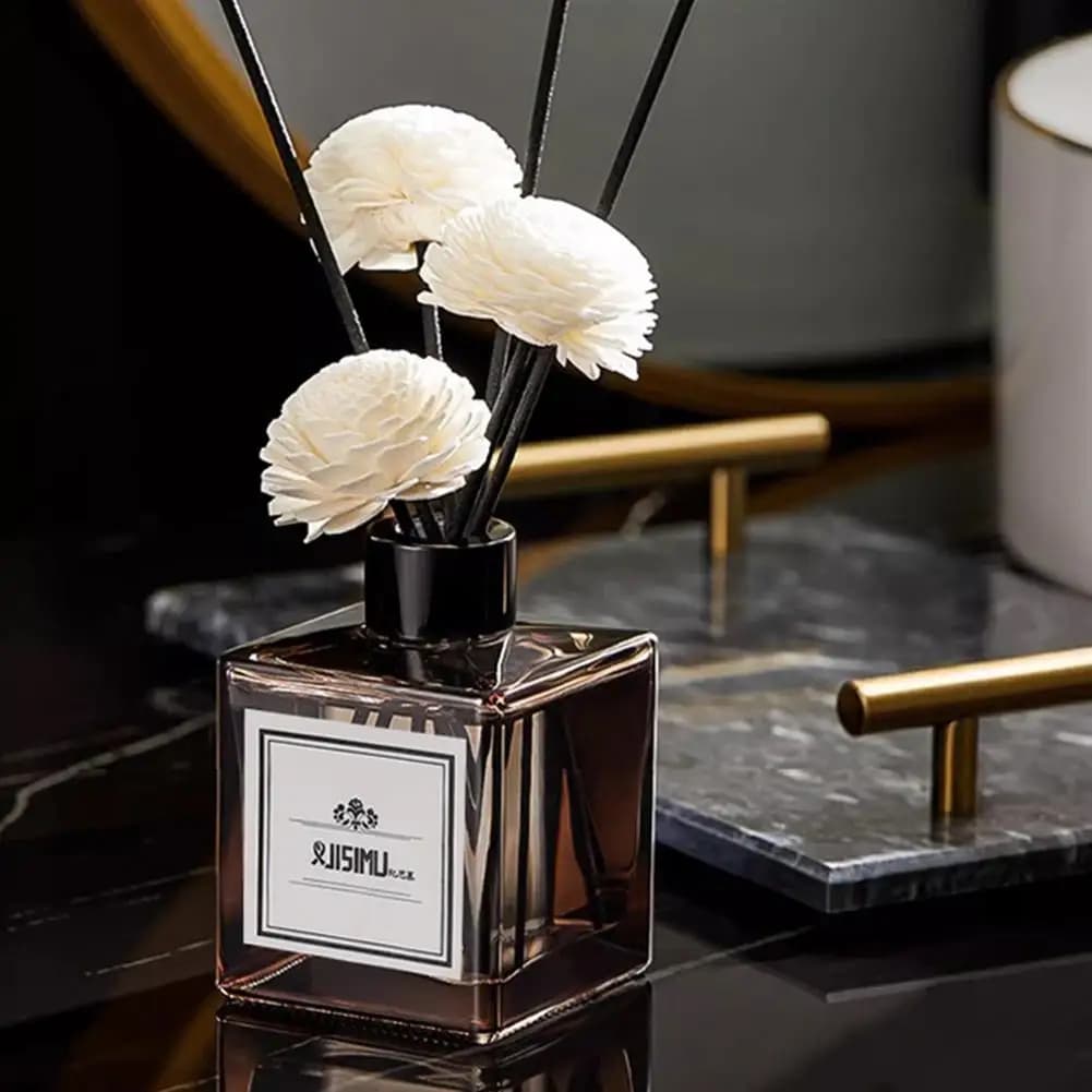 Diffuseur artisanal parfum floral sec pour toilettes