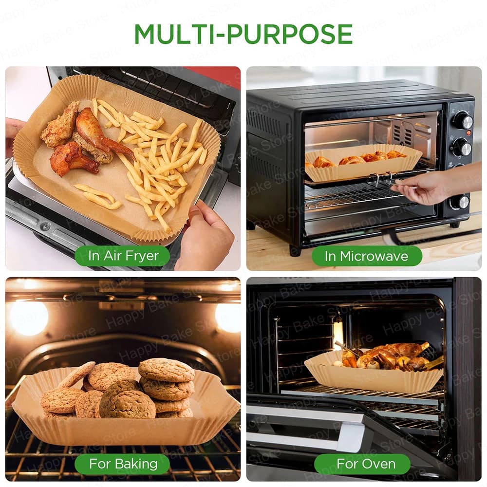 Papier de cuisson jetable pour friteuse à air Ninja Foodi Flex