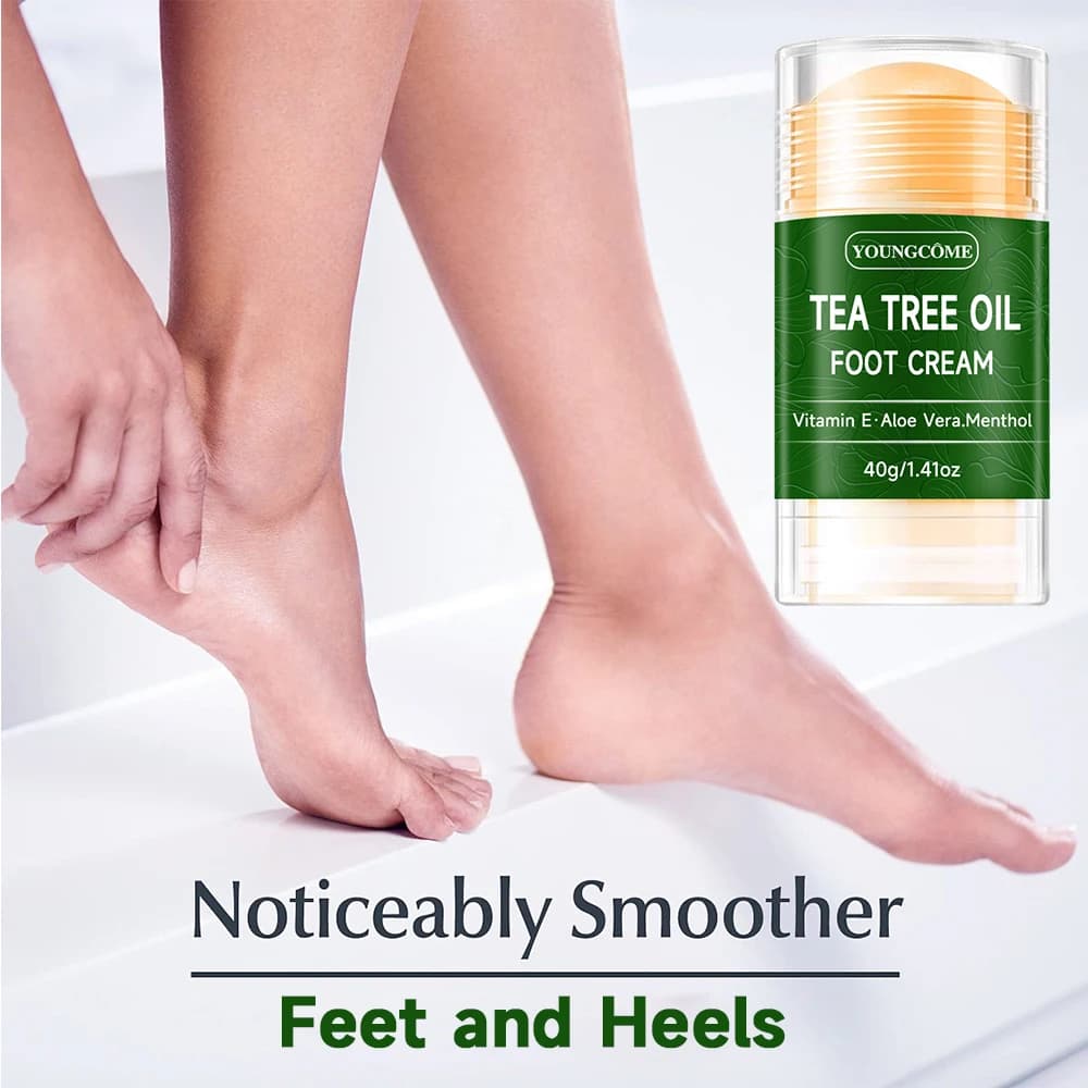 Crème pour les pieds à l'huile d'arbre à thé