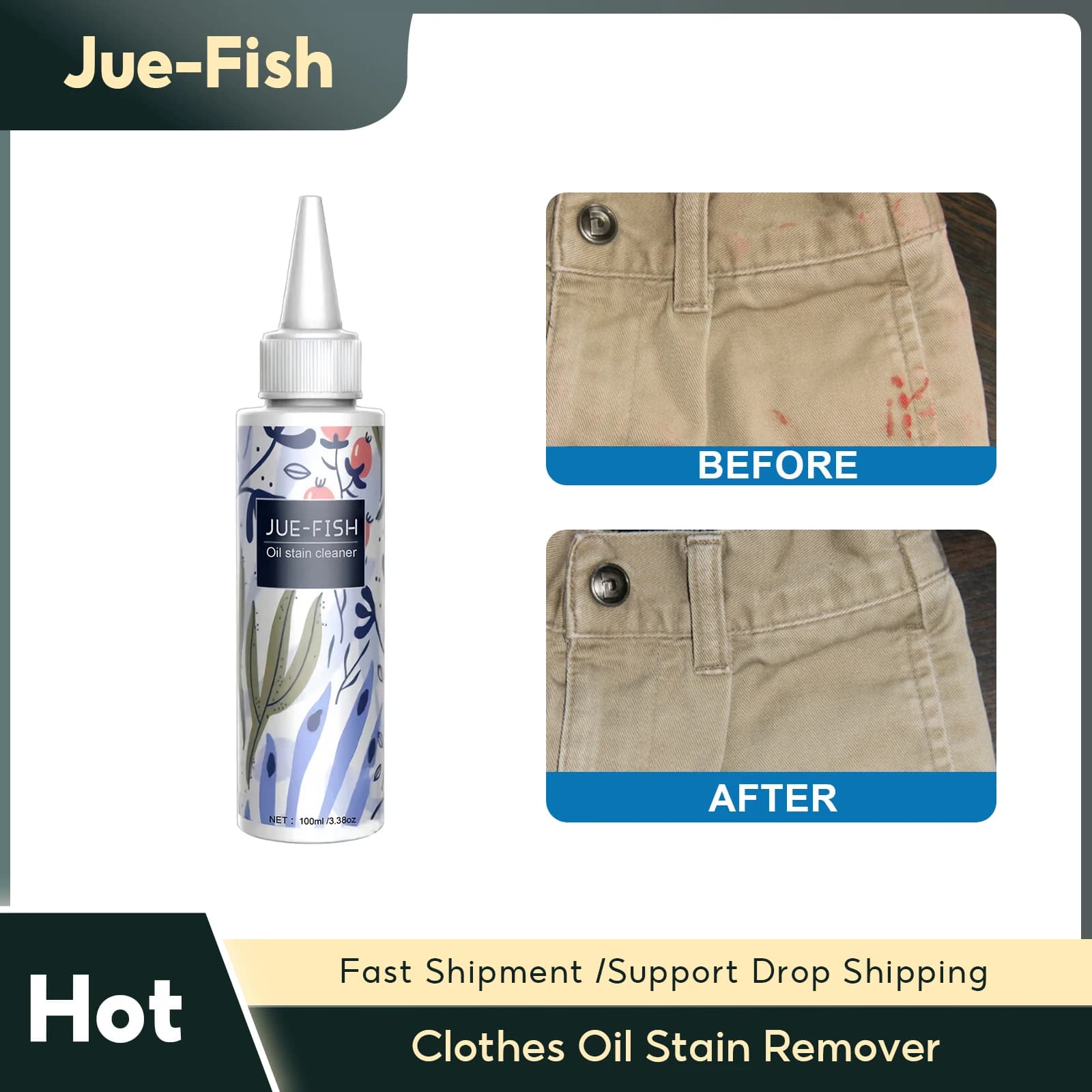 Démaquillant d'huile pour vêtements, nettoyeur de poussière, saleté tenace, nettoyage d'huile, lavage, Agent dégraissant polyvalent pour tissu