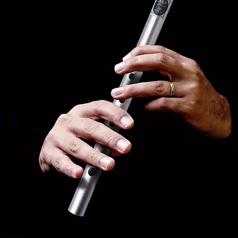 Sifflet en étain avec clé C/D, 1 pièce, flûte de sifflet irlandais authentique avec 6 trous, Instrument de musique traditionnel irlandais