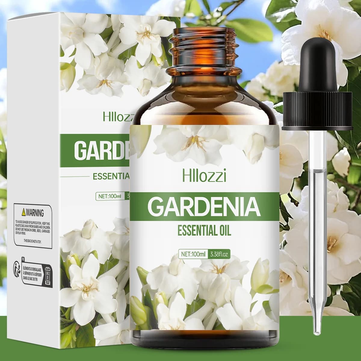 L'huile essentielle de gardénia convient aux soins de la peau, au bain, aux cheveux, aux cils et au diffuseur de parfum, adapté à tous types de peau.