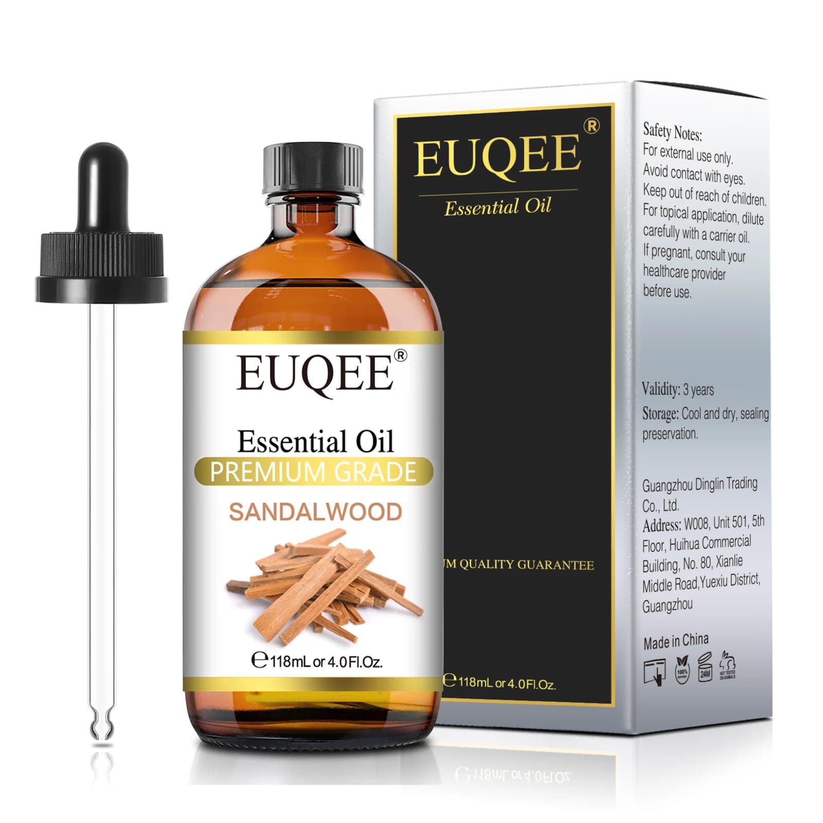 EUQEE 118ml huile essentielle Pure lavande vanille menthe poivrée Eucalyptus bois de santal Rose citron cannelle 4.0 Fl Oz huiles d'aromathérapie