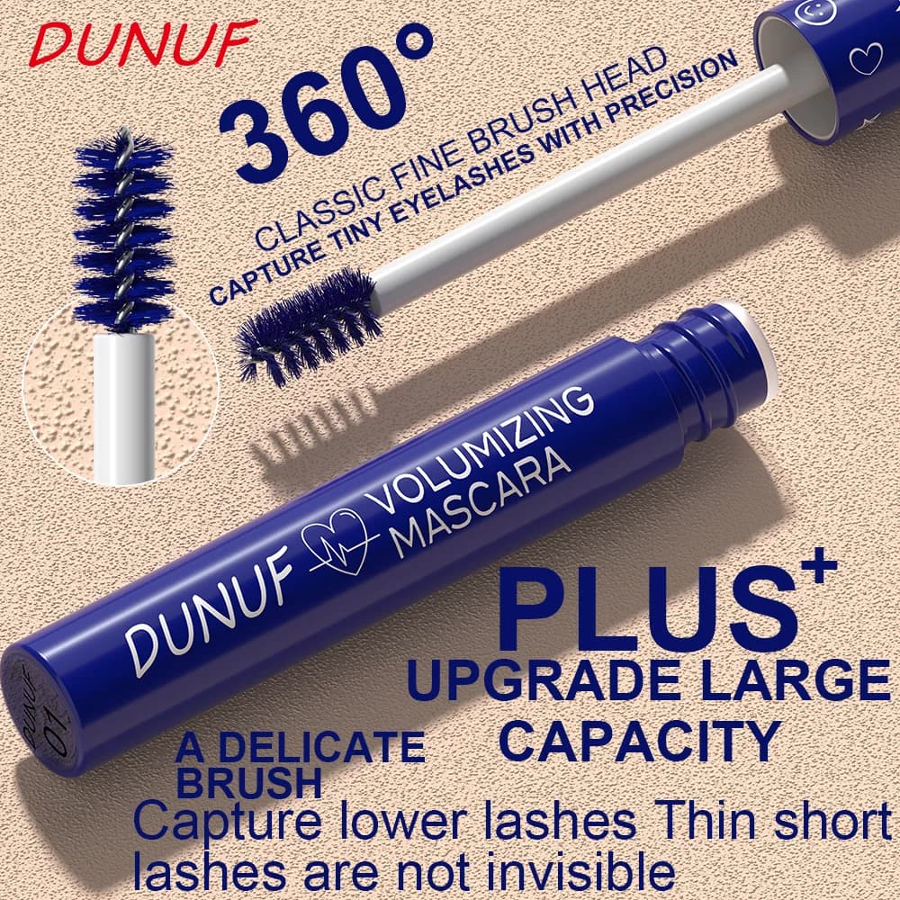 Mascara bouclé coloré imperméable à l'eau séchage rapide Extension de cils cils multicolores maquillage durable Mascara blanc imperméable
