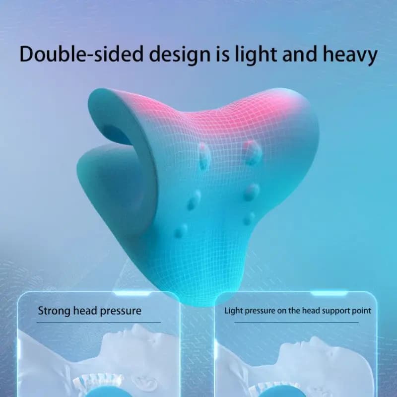 Civière de cou et d'épaule, relaxant, dispositif de Traction chiropratique cervicale, oreiller de Massage pour soulager la douleur, alignement de la colonne cervicale