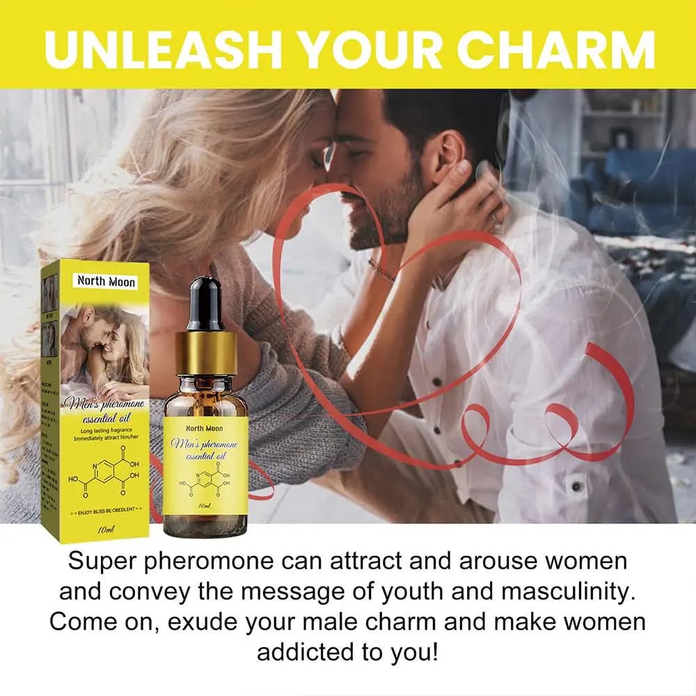 Huile essentielle de phéromone 10ml, parfum de phéromone pour hommes et femmes, huile essentielle de phéromone unisexe, parfum de flirt
