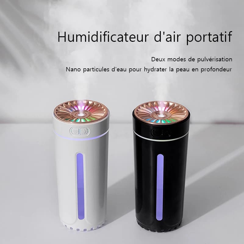 Humidificateur monté sur véhicule de 300ml, Mini désodorisant Portable en Spray, petit vaporisateur d'huile essentielle LED pour la maison, diffuseur de parfum pour salle