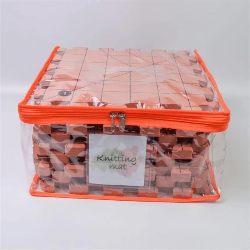 Tapis blocage pour tricot, planches blocage épaisses avec épingles en T, accessoires Crochet pour le travail 9 pièces