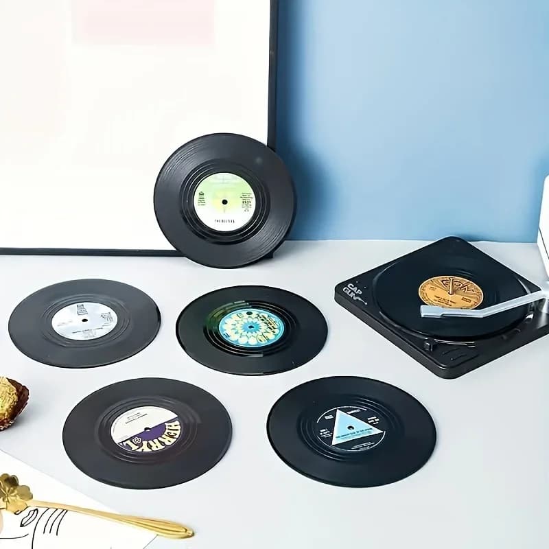 Dessous de verre anti-ald pour disques en vinyle