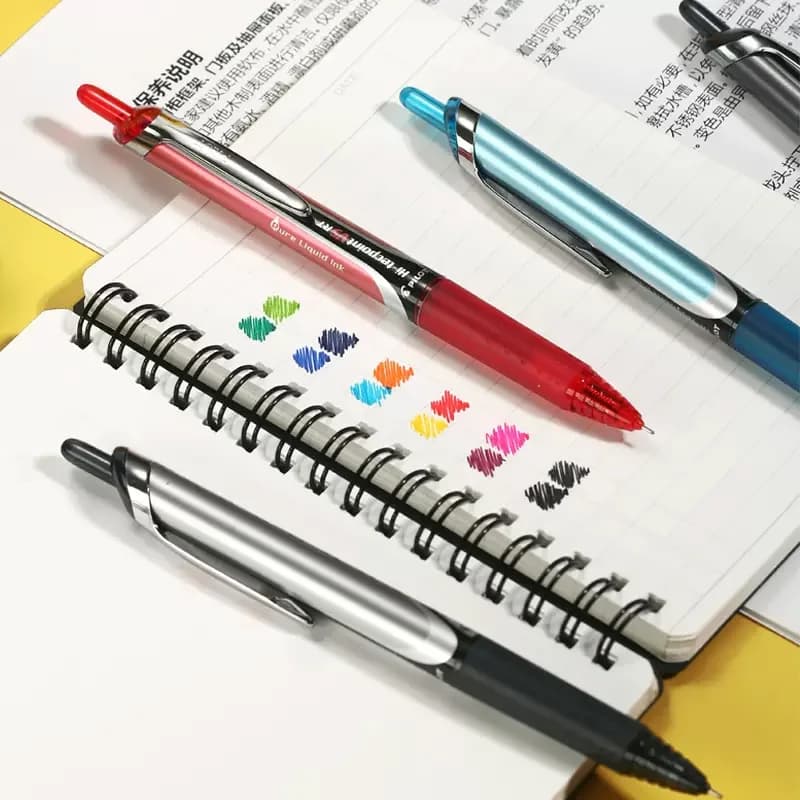 Stylos à bille à bille PILOT Hi-Tecpoint Precise V5 RT, stylo à bille roulant à encre liquide rechargeable et rétractable, écriture super lisse