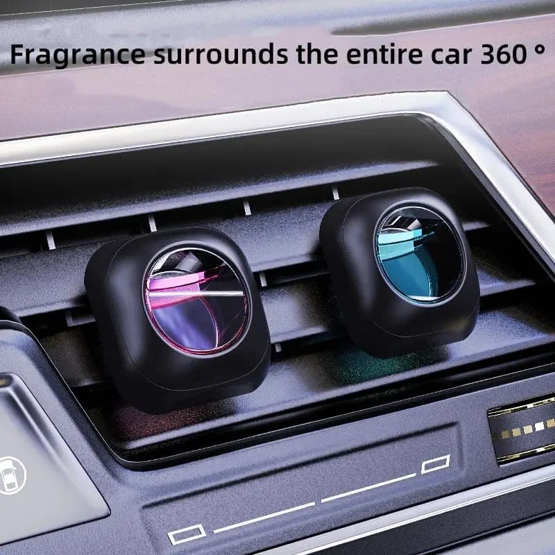 Clip d'aromathérapie pour sortie d'air automatique, parfum de voiture, avec huile essentielle, désodorisant, élimination des odeurs intérieures de voiture, parfum