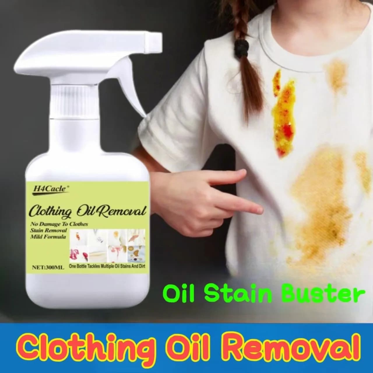 Dissolvant de taches d'huile pour vêtements, nettoyeur de poussière, nettoyage de la saleté tenace, Agent polyvalent, chaussures en tissu, canapé, tapis, dissout l'huile
