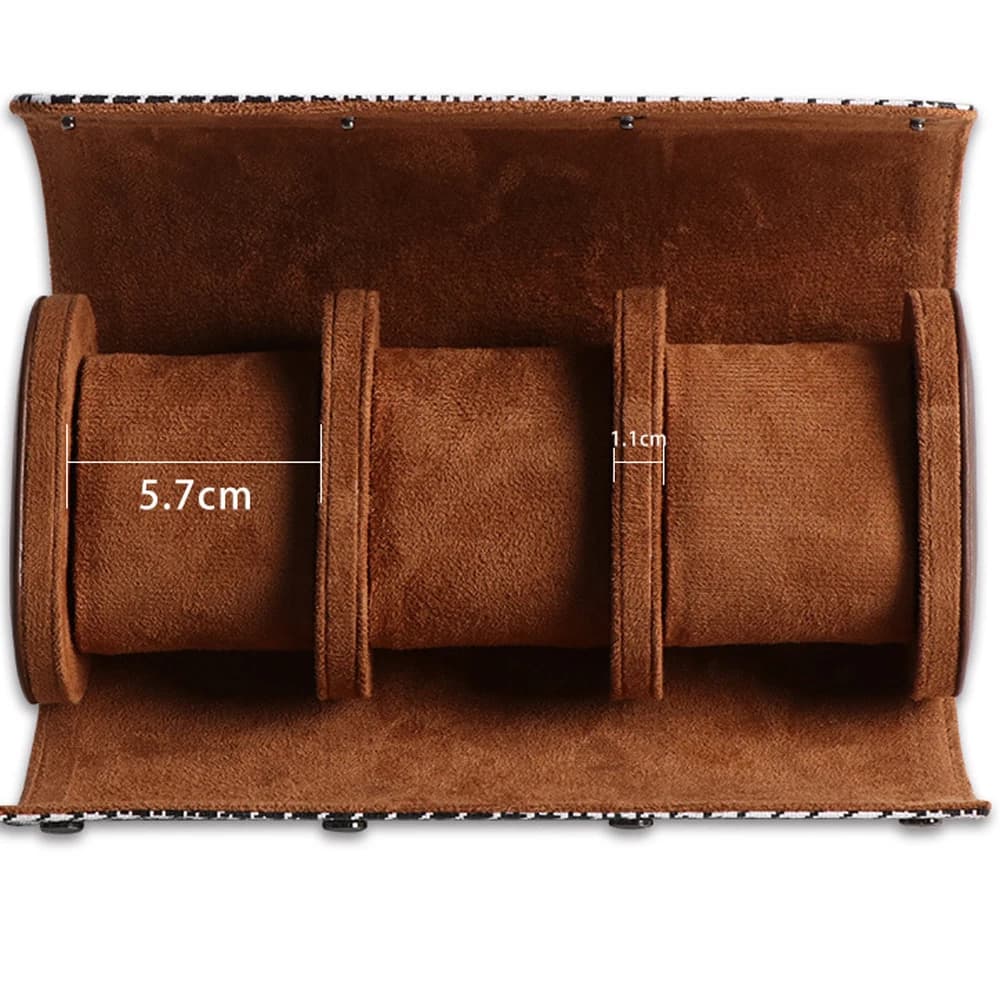 Étui de voyage en rouleau de montre