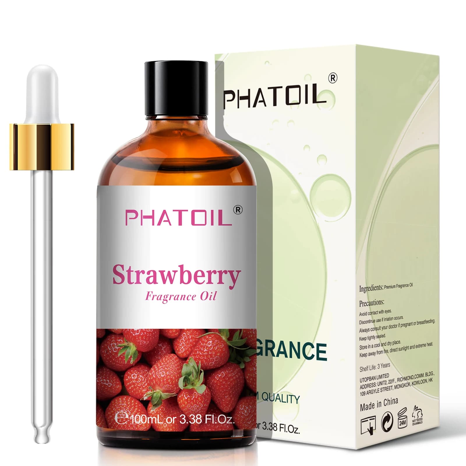 PHATOIL 100ml Huile parfumée fruitée pour diffuseur et fabrication de bougies - Huiles essentielles aromatiques Coco &