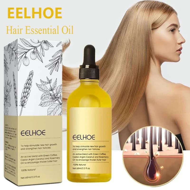 Huile essentielle de romarin Dense pour cheveux, 60ml, lavande végétalienne, réparation des dommages des cheveux, prévient la perte de cheveux, cheveux lisses, nourrit, huile de soin capillaire