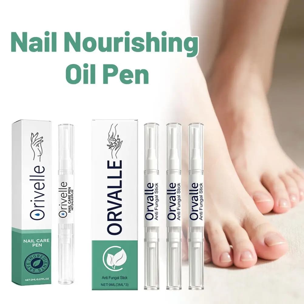 Stylo à huile nourrissante pour ongles Orivelle/Orvalle, 3 ml, soin des cuticules à la vitamine E, huile hydratante et fortifiante pour ongles cassants