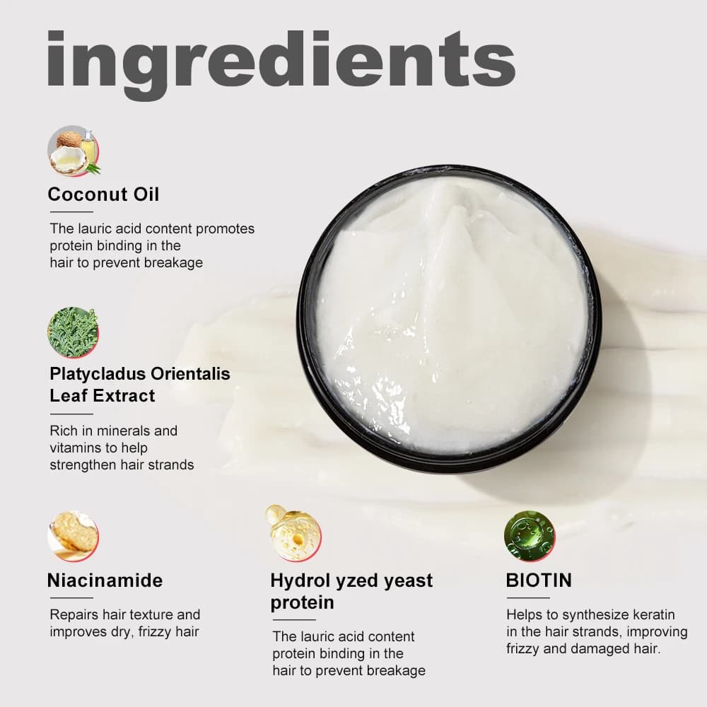PURC – masque capillaire à l'huile de noix de coco