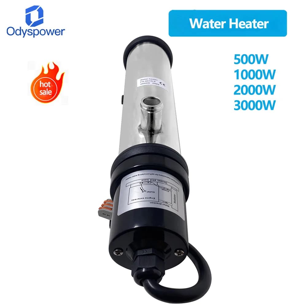 500W 1000W 2000W 3000W générateur Diesel chauffe-eau moteur auto-circulant préchauffeur Thermostat électrique gaine d'eau radiateurs