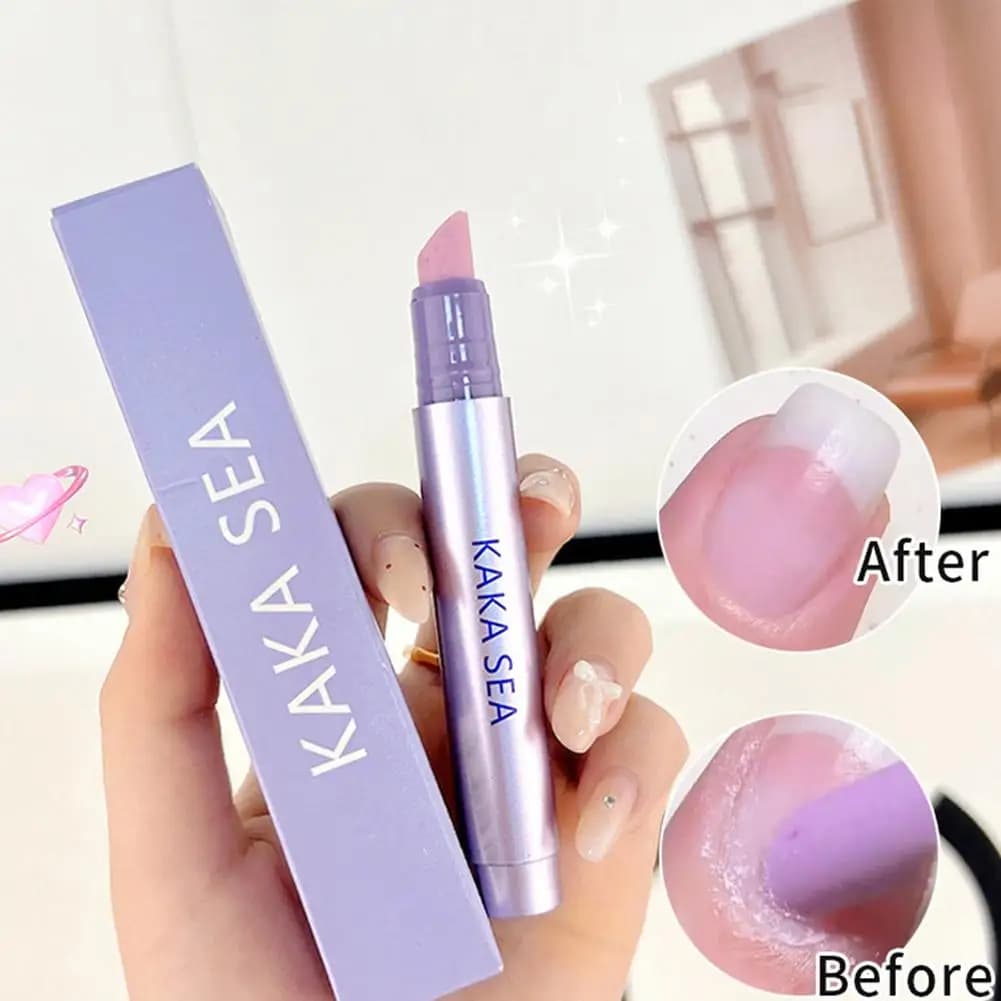 Stylo de soin des ongles 3 en 1, traitement des cuticules, renforcement des ongles, Anti-casse, frisottis, pour ongles sains, naturel, artificiel, Portable, O5S5