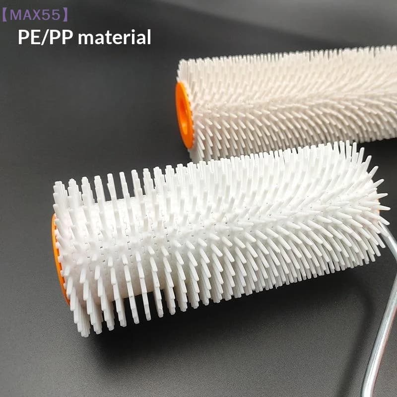 【MAX-55】1 pièce 10/16/24CM Rouleau brosse à pointes anti-mousse pour lissage de sol en latex