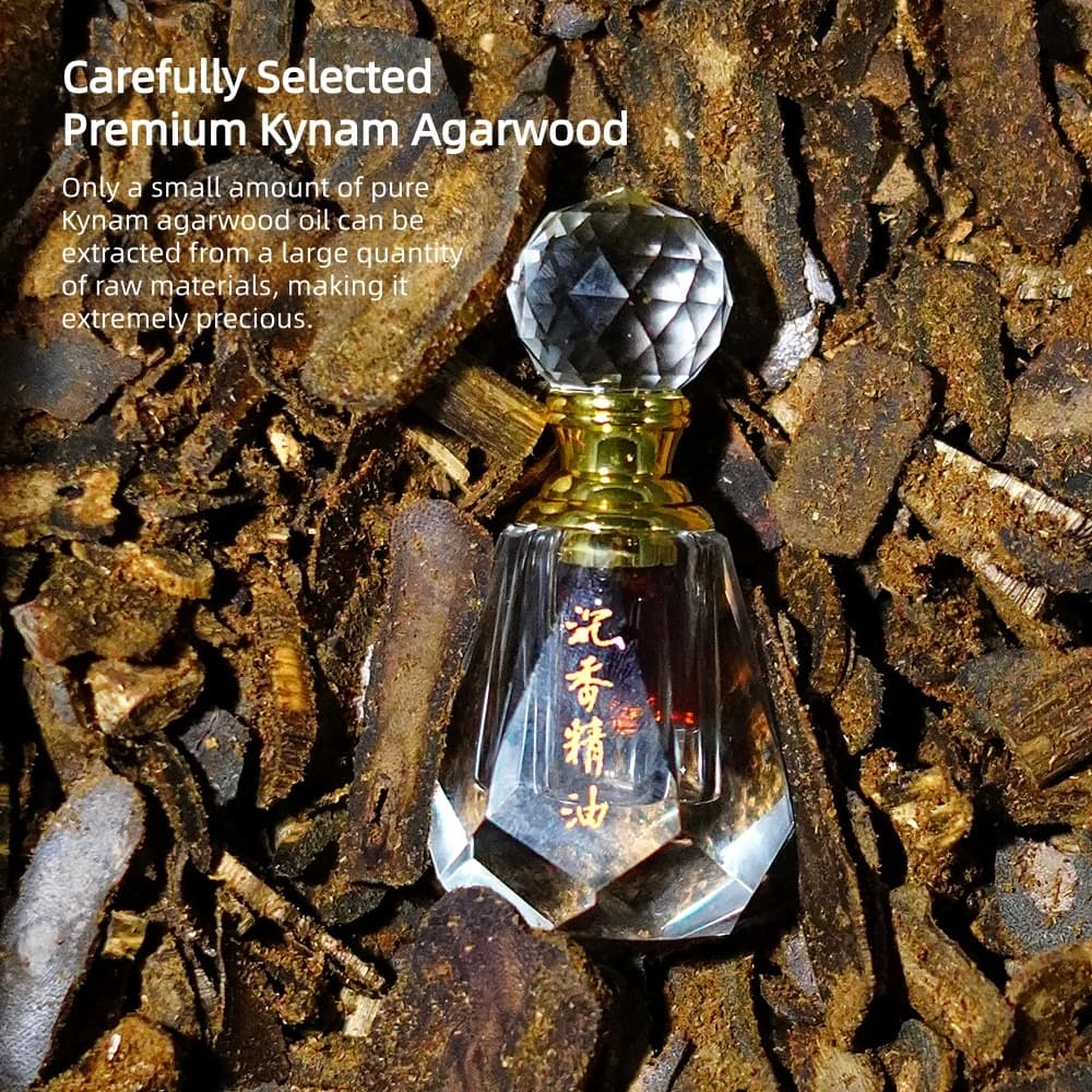 Huile essentielle naturelle de Kyara Agarwood pour l'aromathérapie